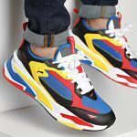 PUMA RS-FAST LIMITER TRAINERS BLACK-DANDELION-HIGH RISK RED - Image 3