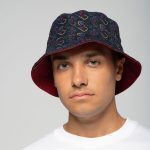 SANTA CRUZ REVERSIBLE BUCKET HAT HANDS IN COLOUR MULTI - Image 3