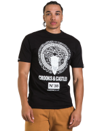 CROOKS AND CASTLES BANDANA CORE TEE BLACK