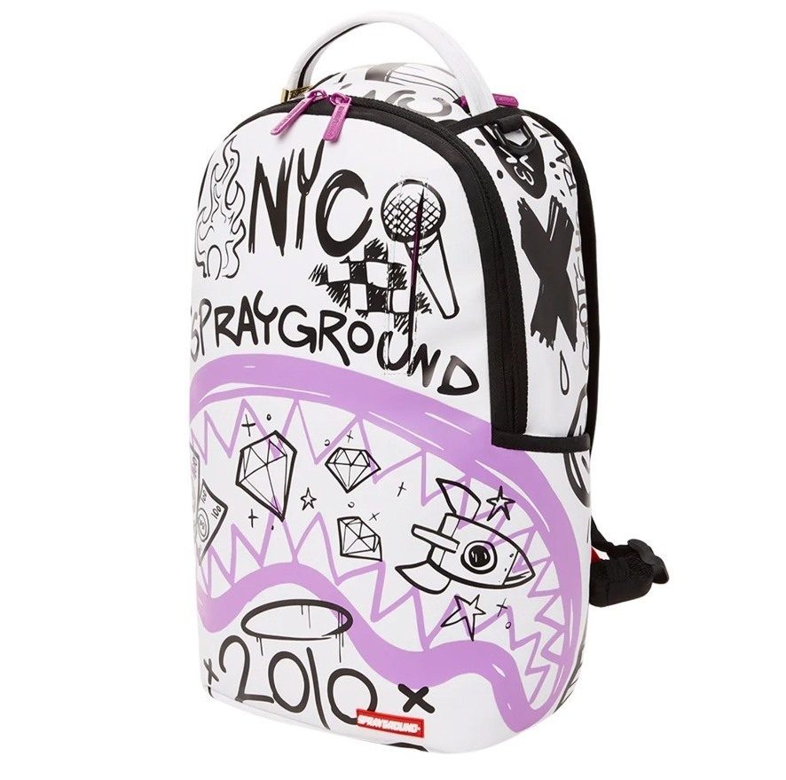 ADFDGDGFSDG SPRAYGROUND HANDWRITTENSHARK DLXR 910B4165NSZ BACKPACK 46 x 15 x 29 cm - Image 1