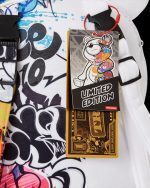 SPRAYGROUND HALF GRAFF BEAR BACKPACK B4649 25" x 7" x 12"  - Image 4