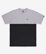 VANS MN COLORBLOCK TEE ATHLETIC HEATHER/BLACK VN0A3CZDATJ1