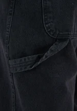 KARL KANI RETRO BAGGY WORKWEAR DENIM VINTAGE BLACK KMI-PL063-001-03 - Image 6