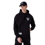 NEW ERA BROOKLYN NETS NBA TEAM LOGO HOODIE 60284622 BLACK