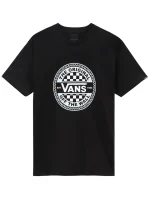 VANS CIRCLE CHECKER SS TEE BLACK VN0A7S7CBLK1