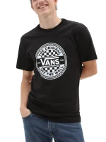 VANS CIRCLE CHECKER SS TEE BLACK VN0A7S7CBLK1 - Image 2