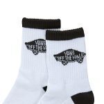 VANS ART HALF CREW SOCKS WHITE/BLACK VN0A45GNYB21 - Image 2