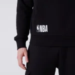 NEW ERA BROOKLYN NETS NBA TEAM LOGO HOODIE 60284622 BLACK - Image 3