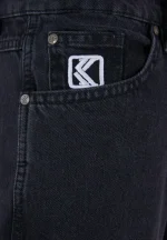 KARL KANI RETRO BAGGY WORKWEAR DENIM VINTAGE BLACK KMI-PL063-001-03 - Image 8