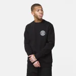 VANS CIRCLE CHECKER PULLOVER CREW BLACK VN0A7S8ABLK1