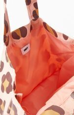 OBEY LEOPARD TOTE BAG PINK CLAY MULTI - Image 2