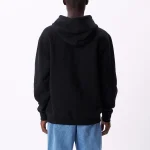 OBEY SCRIBBLES EXTRA HEAVY PULLOVER HOOD BLACK - Image 5