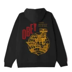 OBEY HAMMER GLOBE PREMIUM HOOD BLACK - Image 2