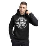 LONSDALE LINFORD HOODED SWEATSHIRT SLIM FIT BLACK