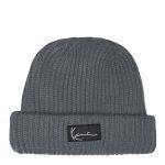 KARL KANI SIGNATURE FISHERMAN BEANIE ANTHRACITE KA223-008-14