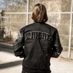 TRIBAL ARCHED LOGO COLLEGE JACKET - Image 4