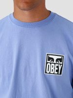 OBEY EYES ICON 2 HEAVYWEIGHT TEE DIGITAL VIOLET - Image 3