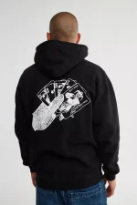 OBEY JOKER BASIC ZIP HOOD BKACK 111753191 - Image 2