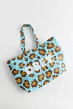 OBEY LEOPARD TOTE BAG SOAP SUDS MULTI - Image 5
