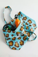 OBEY LEOPARD TOTE BAG SOAP SUDS MULTI - Image 3
