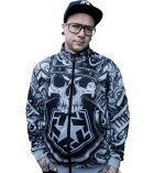 TRIBAL SWEYDA CROWN TRACKJACKET GREY TR6000-007 - Image 3