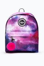 HYPE PURPLE AND PINK GALAXY BACKPACK 42cms x 30cms x 12cms TWLG-745