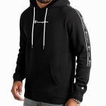 CHAMPION LEGACY HOODED SWEATSHIRT 217829 CHA KK001 BLACK - Image 2