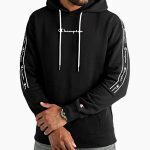 CHAMPION LEGACY HOODED SWEATSHIRT 217829 CHA KK001 BLACK