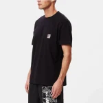 OBEY POINT POCKET T-SHIRT BLACK - Image 4