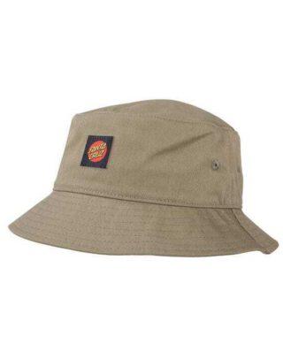 SANTA CRUZ CLASSIC LABEL BUCKET HAT OLIVE