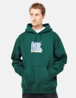 HUF BOOKEND PULLOVER HOODIE PF00517 FOREST GREEN - Image 4