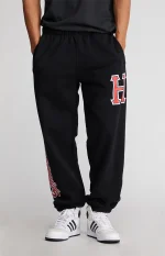 HUF CRACKERJACK FLEECE PANT BLACK PT00244 - Image 6