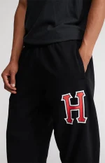 HUF CRACKERJACK FLEECE PANT BLACK PT00244 - Image 5