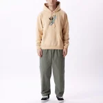 OBEY SEVEN PULLOVER HOOD OAT MILK - Image 6