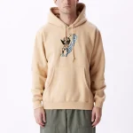 OBEY SEVEN PULLOVER HOOD OAT MILK - Image 3