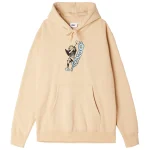 OBEY SEVEN PULLOVER HOOD OAT MILK