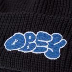 OBEY AVAIL BEANIE BLACK ONE SIZE - Image 2
