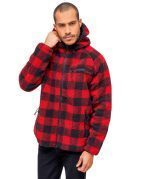 BRANDIT TEDDYFLEECE WORKER JACKET RED/BLACK 5024.41