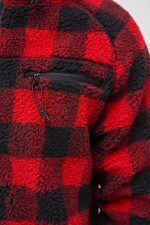 BRANDIT TEDDYFLEECE WORKER JACKET RED/BLACK 5024.41 - Image 3