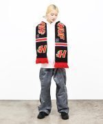 HUF ENFORCER SCARF BLACK - Image 2