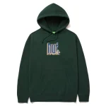 HUF BOOKEND PULLOVER HOODIE PF00517 FOREST GREEN