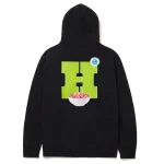 HUF CEREAL KILLER PULLOVER HOODIE BLACK PF00524 - Image 2