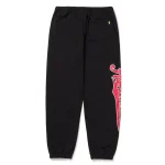 HUF CRACKERJACK FLEECE PANT BLACK PT00244 - Image 2