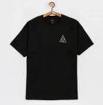 HUF ESSENTIALS TRIPLE TRIANGLE T-SHIRT BLACK TS01751 - Image 5
