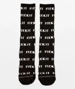 HUF FUCK IT SOCK BLACK - Image 4