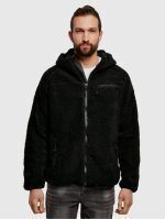 BRANDIT TEDDYFLEECE WORKER JACKET BLACK 5024.2