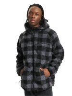 BRANDIT TEDDYFLEECE WORKER JACKET BLACK/GREY 5024.28