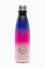 HYPE BLACK PINK & PURPLE GRADIENT METAL WATER BOTTLE TWLG-975 500ml Diameter 6.5cms / H 26.5cms
