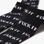 HUF FUCK IT SOCK BLACK - Image 2