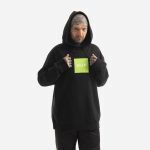 HUF ESSENTIALS BOX LOGO PULLOVER HOODIE BLACK PF00465 - Image 3